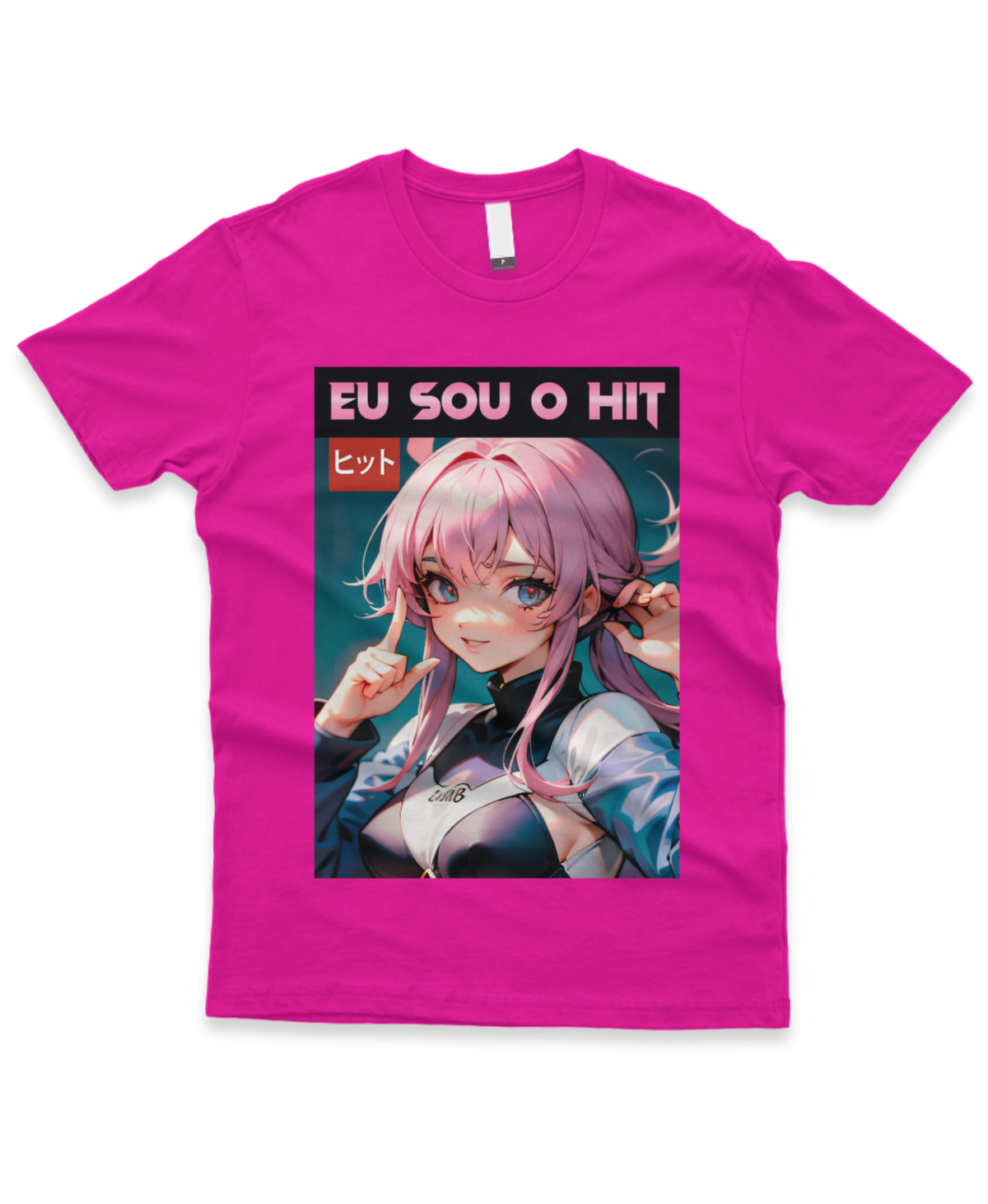 camiseta - eu sou o hit - anime 1 - rosapink